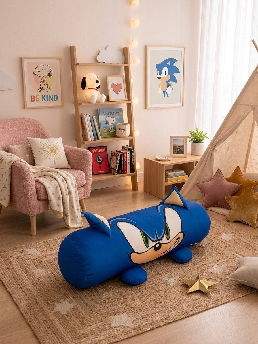Almohada tubular decorativa de piel de durazno, 100 cm
