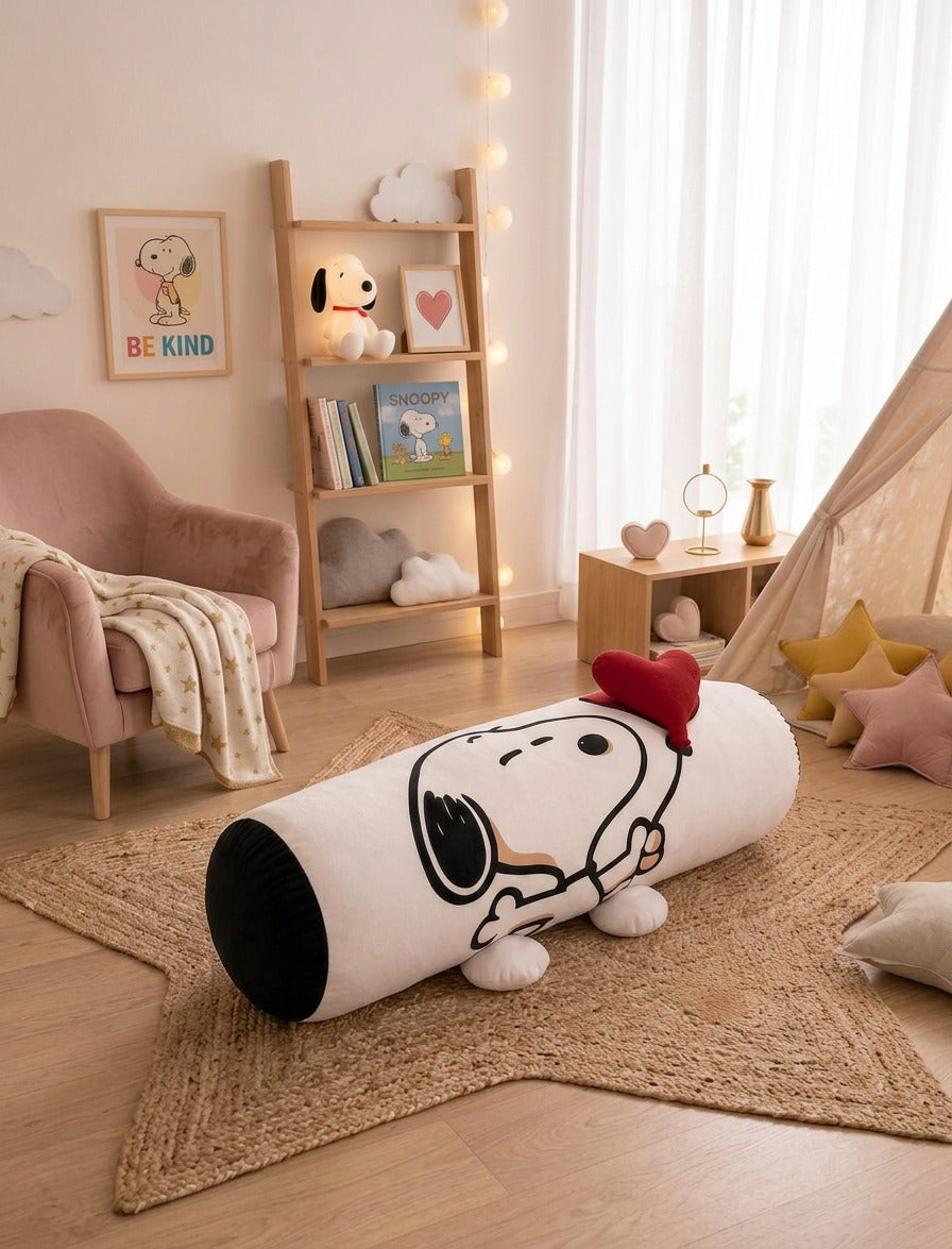 Almohada tubular decorativa de piel de durazno, 100 cm