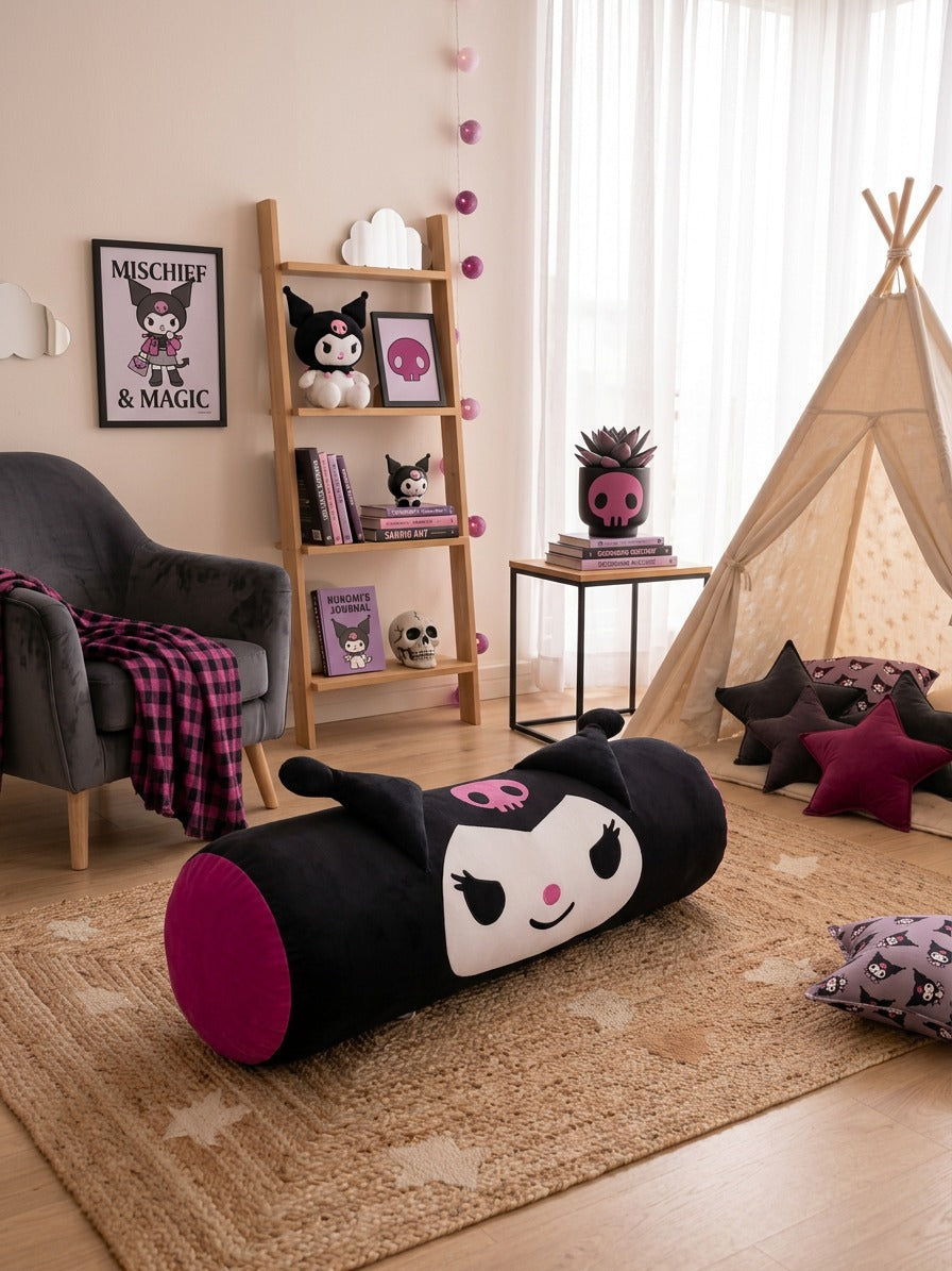 Almohada tubular decorativa de piel de durazno, 100 cm