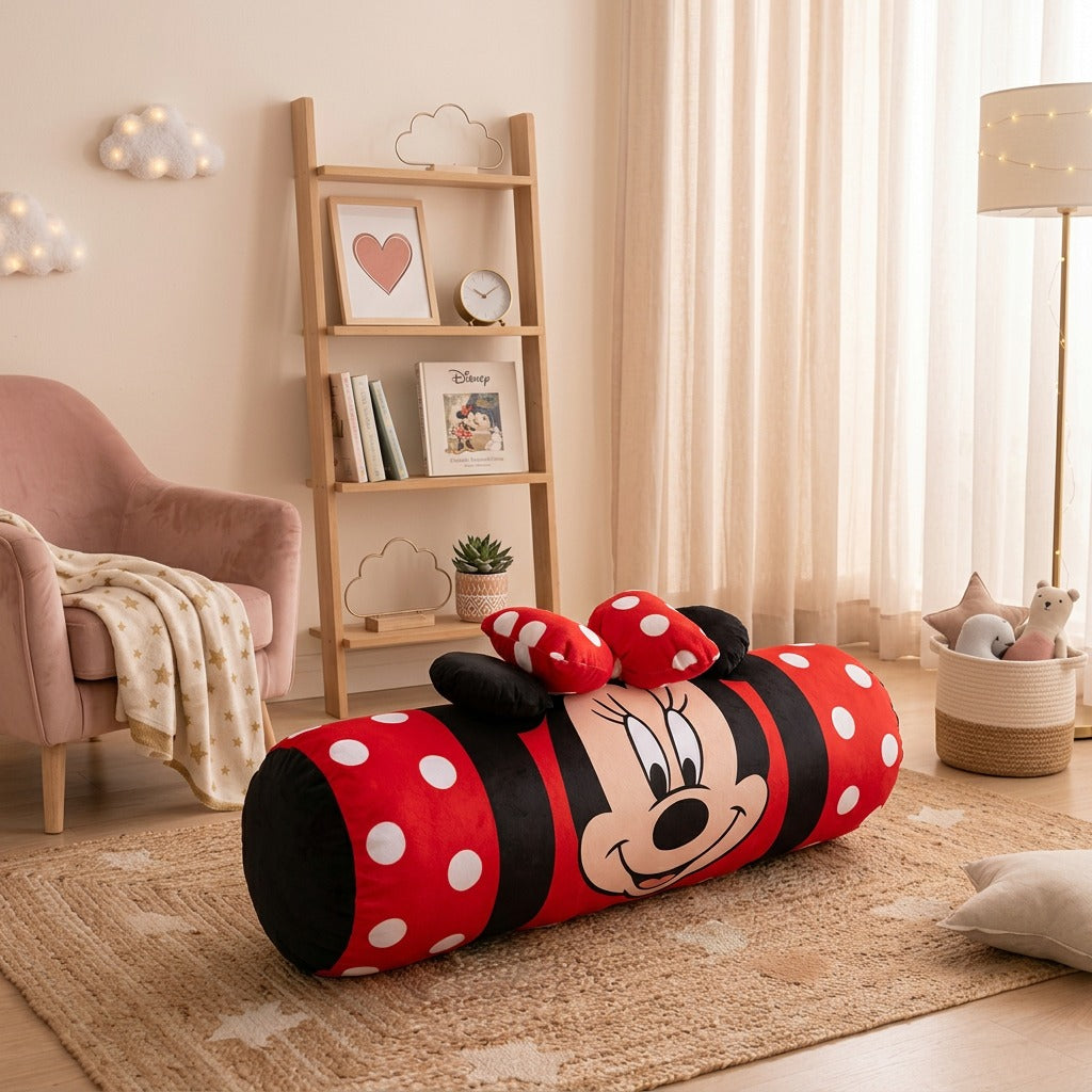 Almohada tubular decorativa de piel de durazno, 100 cm