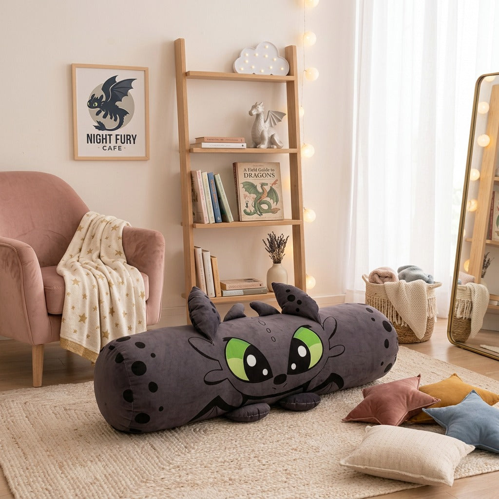 Almohada tubular decorativa de piel de durazno, 100 cm