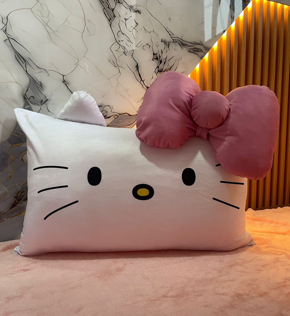 Almohada grande decorativa de piel de durazno hipoalergénica