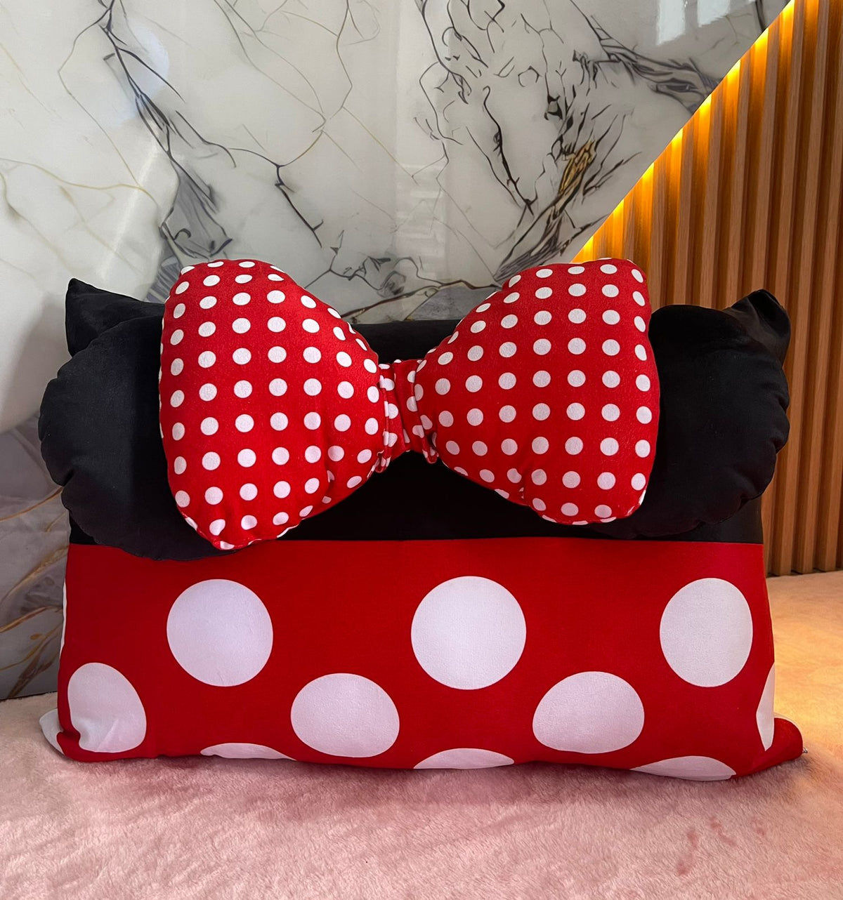 Almohada grande decorativa de piel de durazno hipoalergénica