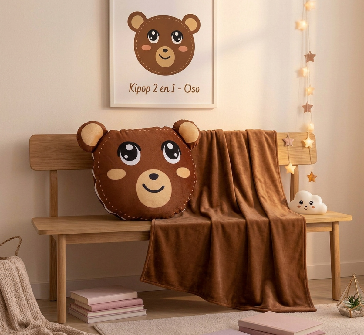Cobija decorativa de piel de durazno para sala y dormitorio
